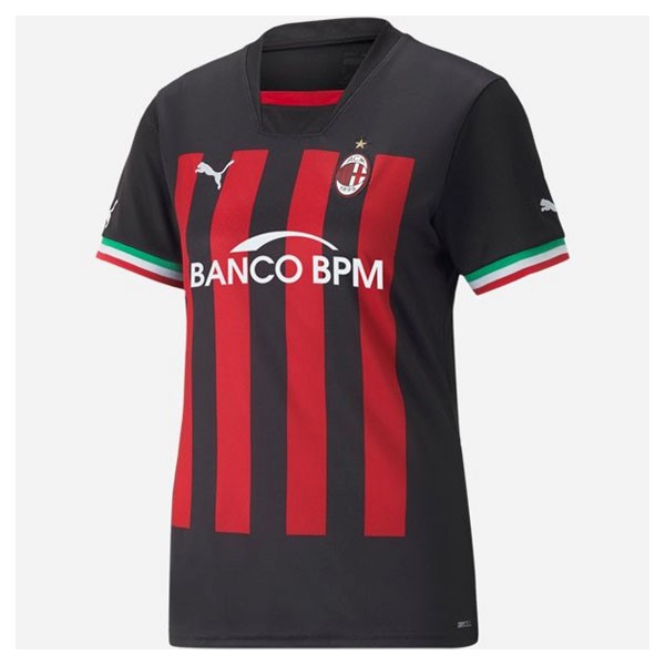 Camiseta AC Milan 1ª Mujer 2022-2023
